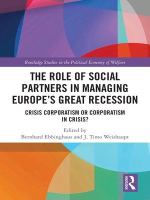 cover image of The Role of Social Partners in Managing Europe's Great Recession